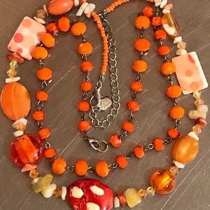 3/$20 Necklace set (2), approx 19”